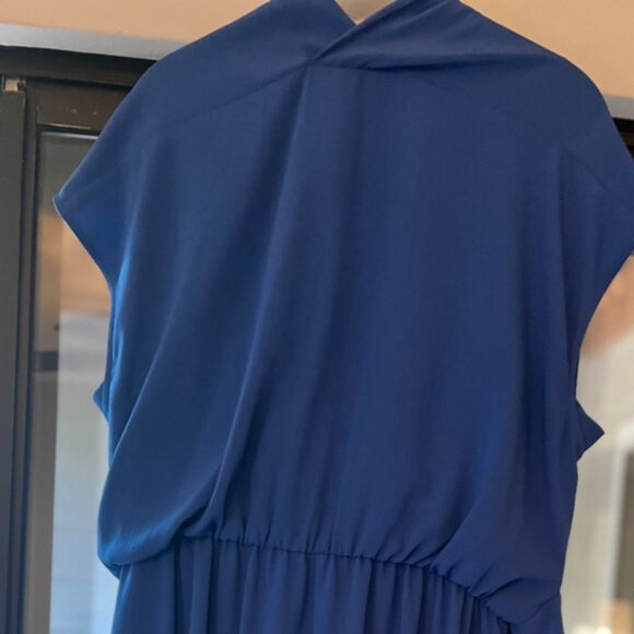 MM Lafleur Hailey Wrap Dress in Cerulean - Picture 2 of 8
